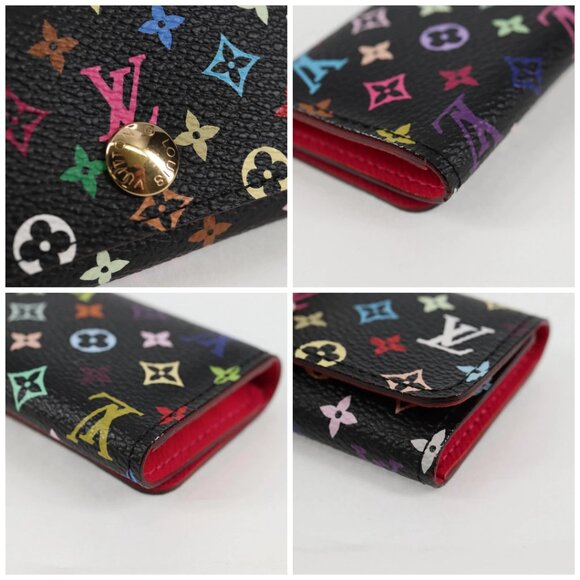LOUIS VUITTON Multicolor Multicles 4 Key Case Black - Picture 9 of 15